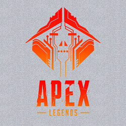 Свитшот хлопковый мужской APEX LEGENDS CRYPTO, цвет: меланж — фото 2