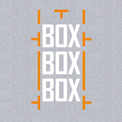 Свитшот хлопковый мужской Box box box, цвет: меланж — фото 2