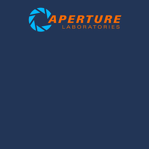 Мужской свитшот Aperture Laboratorie / Тёмно-синий – фото 3