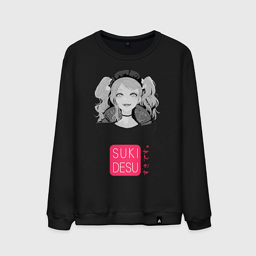 Мужской свитшот Desuu / Черный – фото 1