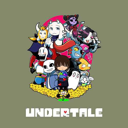 Мужской свитшот UNDERTALE / Авокадо – фото 3