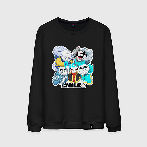 Мужской свитшот UNDERTALE / Черный – фото 1