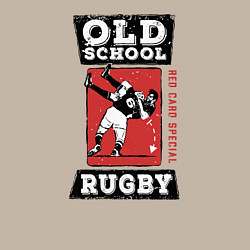 Свитшот хлопковый мужской Old School Rugby, цвет: миндальный — фото 2
