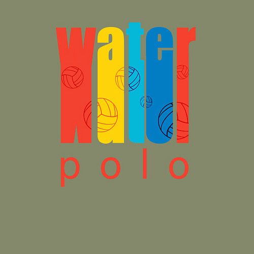 Мужской свитшот Water polo / Авокадо – фото 3