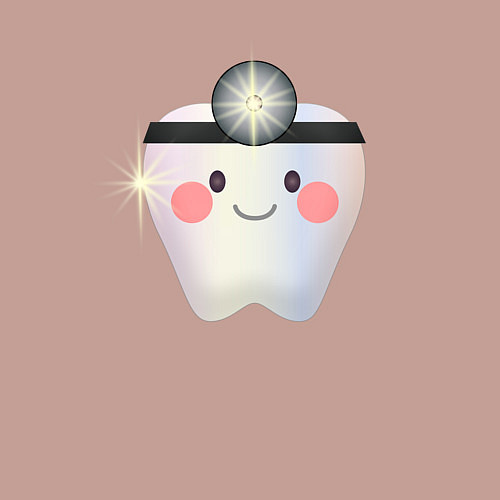 Мужской свитшот Подарок стоматологу / Пыльно-розовый – фото 3