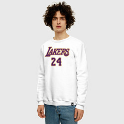 Свитшот хлопковый мужской Kobe Bryant, цвет: белый — фото 2