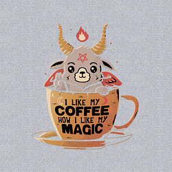 Свитшот хлопковый мужской Magic Coffee, цвет: меланж — фото 2