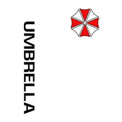 Свитшот хлопковый мужской UMBRELLA CORP, цвет: белый — фото 2