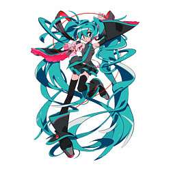 Свитшот хлопковый мужской Hatsune Miku Expo, цвет: белый — фото 2