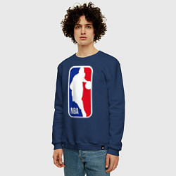 Свитшот хлопковый мужской NBA Kobe Bryant, цвет: тёмно-синий — фото 2