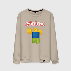 Свитшот хлопковый мужской ROBLOX, цвет: миндальный