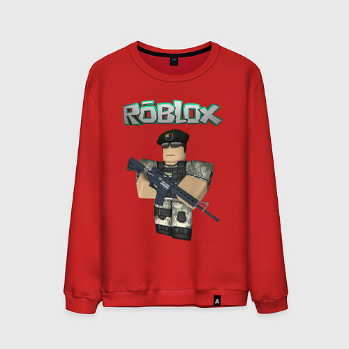 Мужской свитшот Roblox Defender / Красный – фото 1