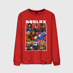 Свитшот хлопковый мужской ROBLOX, цвет: красный
