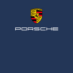 Свитшот хлопковый мужской PORSCHE, цвет: тёмно-синий — фото 2