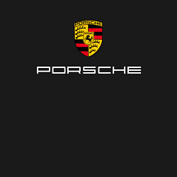 Свитшот хлопковый мужской PORSCHE, цвет: черный — фото 2