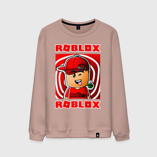 Мужской свитшот ROBLOX / Пыльно-розовый – фото 1