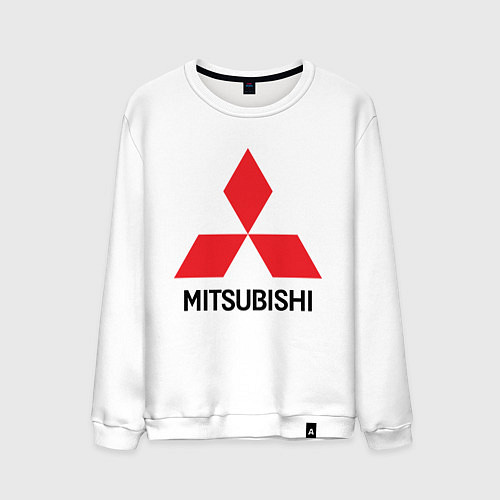 Мужской свитшот MITSUBISHI / Белый – фото 1