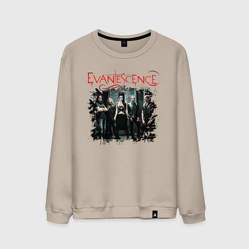 Мужской свитшот Evanescence / Миндальный – фото 1