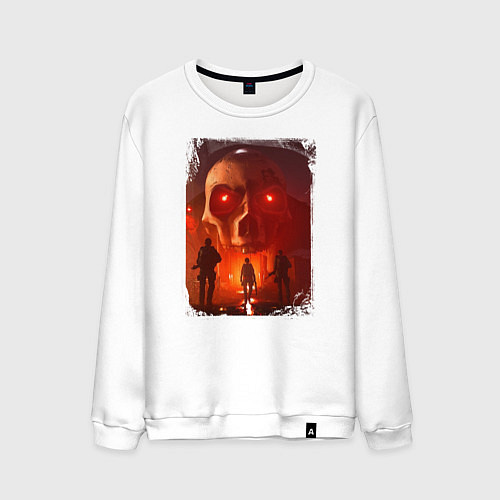 Мужской свитшот The Division 2 / Белый – фото 1
