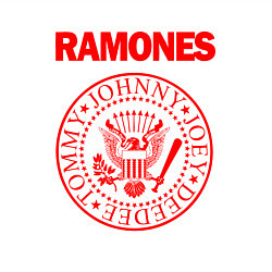 Свитшот хлопковый мужской RAMONES, цвет: белый — фото 2