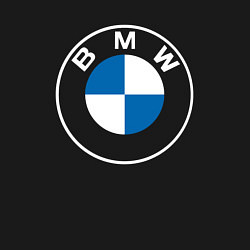 Свитшот хлопковый мужской BMW LOGO 2020, цвет: черный — фото 2