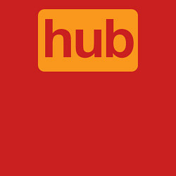 Свитшот хлопковый мужской Hub, цвет: красный — фото 2