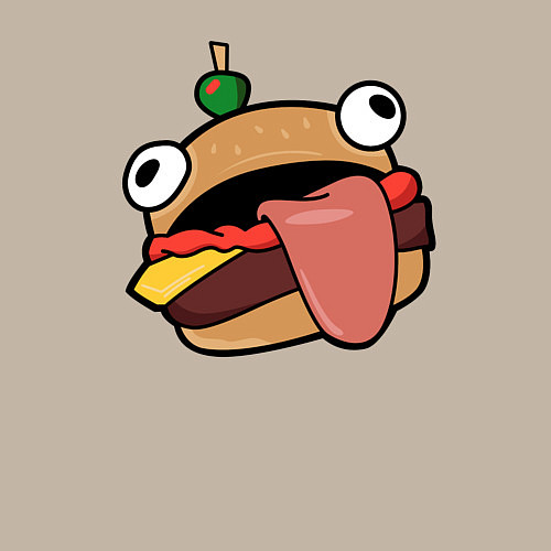 Мужской свитшот Fortnite Burger / Миндальный – фото 3