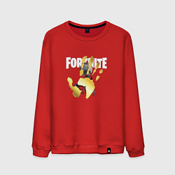 Свитшот хлопковый мужской Fortnite, цвет: красный