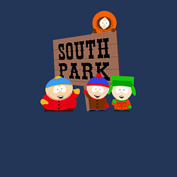 Свитшот хлопковый мужской South Park, цвет: тёмно-синий — фото 2