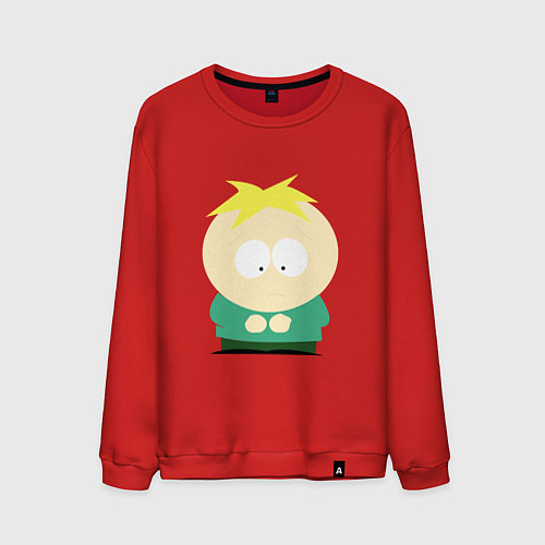 Мужской свитшот South Park Баттерс / Красный – фото 1