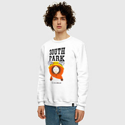 Свитшот хлопковый мужской South Park Кенни, цвет: белый — фото 2