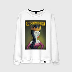 Свитшот хлопковый мужской Disenchantment, цвет: белый