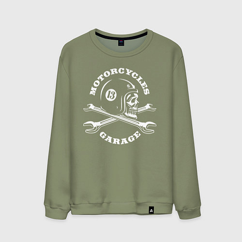 Мужской свитшот Garage / Авокадо – фото 1
