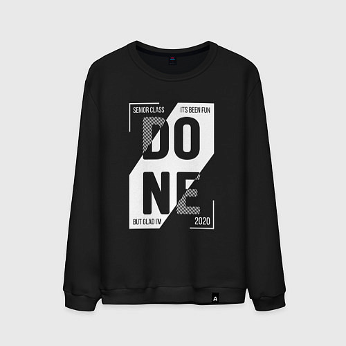 Мужской свитшот Done / Черный – фото 1