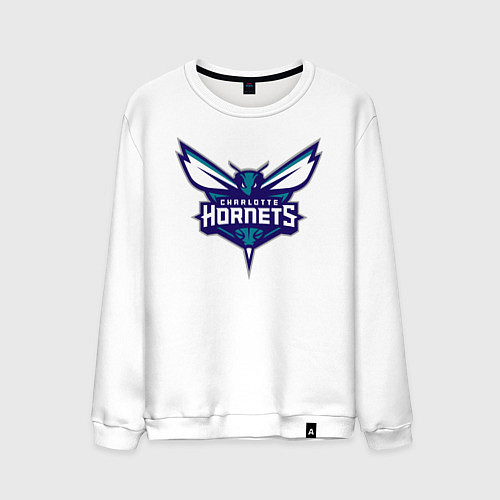 Мужской свитшот Charlotte Hornets 1 / Белый – фото 1