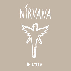 Свитшот хлопковый мужской Nirvana In utero, цвет: миндальный — фото 2