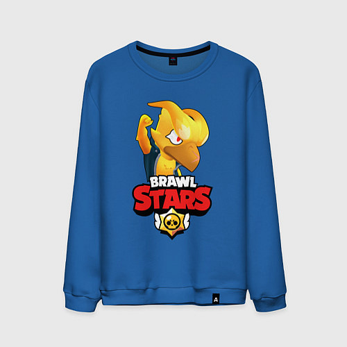 Мужской свитшот BRAWL STARS CROW PHOENIX / Синий – фото 1