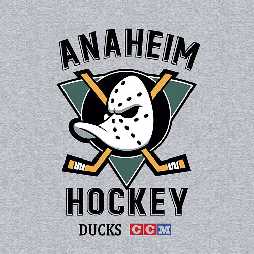 Мужской свитшот ANAHEIM DUCKS / Меланж – фото 3