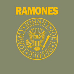 Свитшот хлопковый мужской RAMONES, цвет: авокадо — фото 2