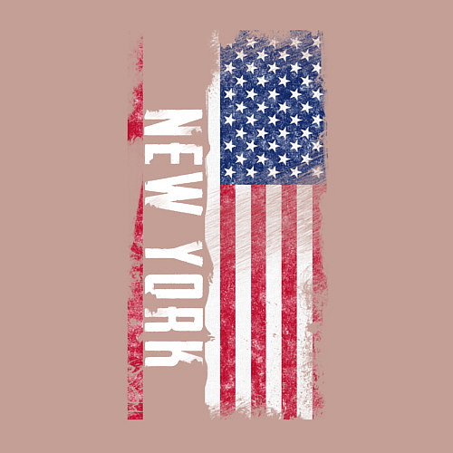 Мужской свитшот New York / Пыльно-розовый – фото 3