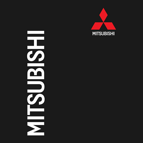 Мужской свитшот MITSUBISHI / Черный – фото 3