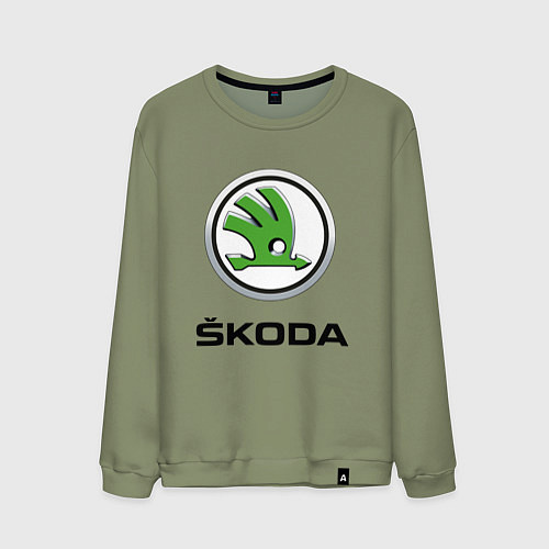Мужской свитшот SKODA / Авокадо – фото 1