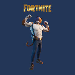 Свитшот хлопковый мужской Meowcles Fortnite 2, цвет: тёмно-синий — фото 2