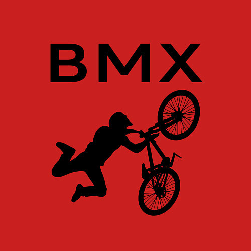 Мужской свитшот Велоспорт BMX Z / Красный – фото 3