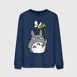 Мужской свитшот Totoro и бабочка