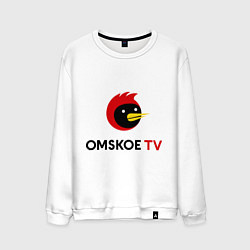 Мужской свитшот Omskoe TV logo