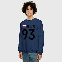 Свитшот хлопковый мужской RUS 93, цвет: тёмно-синий — фото 2