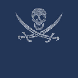 Свитшот хлопковый мужской Pirate, цвет: тёмно-синий — фото 2