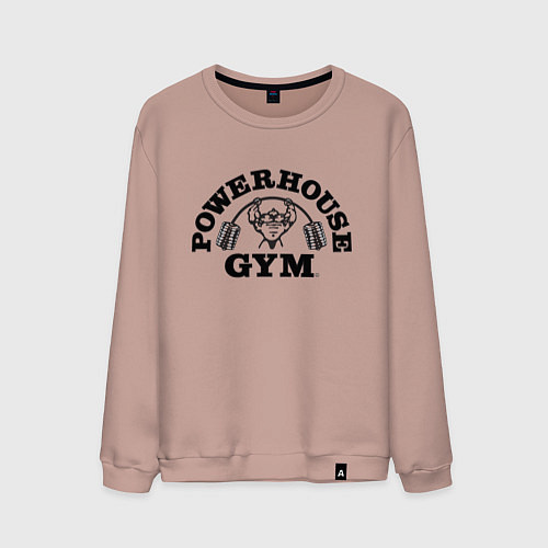 Мужской свитшот GYM / Пыльно-розовый – фото 1