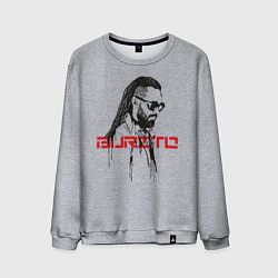 Свитшот хлопковый мужской Группа Burito, цвет: меланж